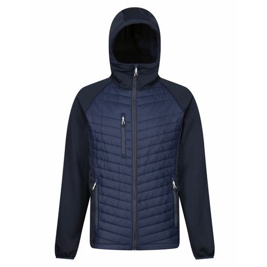 Regatta Men's Navigate Thermal Hybrid Jacket Navy/Seal Grey