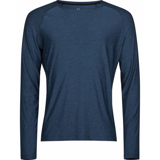 Tee Jays  Long Sleeve CoolDry Tee Navy Melange