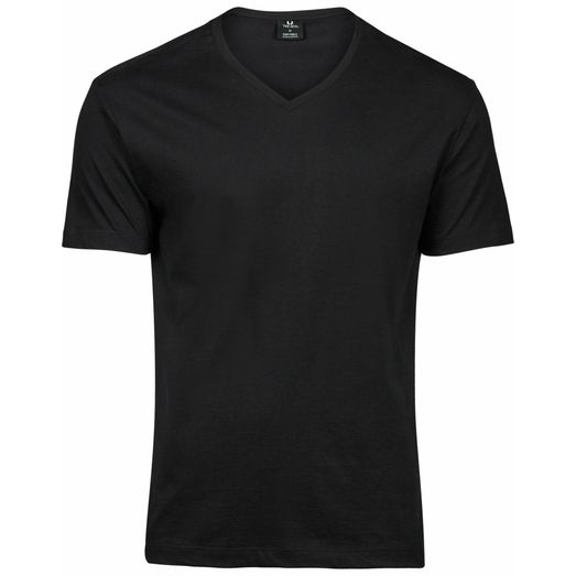 Tee Jays Men's Fashion V-Neck Sof-Tee Black