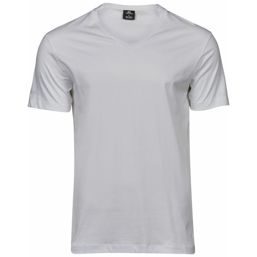 Tee Jays Men's Fashion V-Neck Sof-Tee White