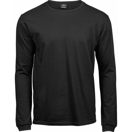 Tee Jays Men's Long Sleeve Fashion Sof-Tee Black