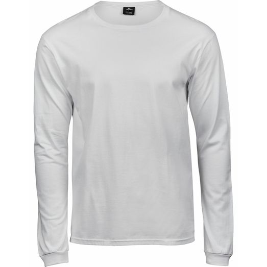 Tee Jays Men's Long Sleeve Fashion Sof-Tee White