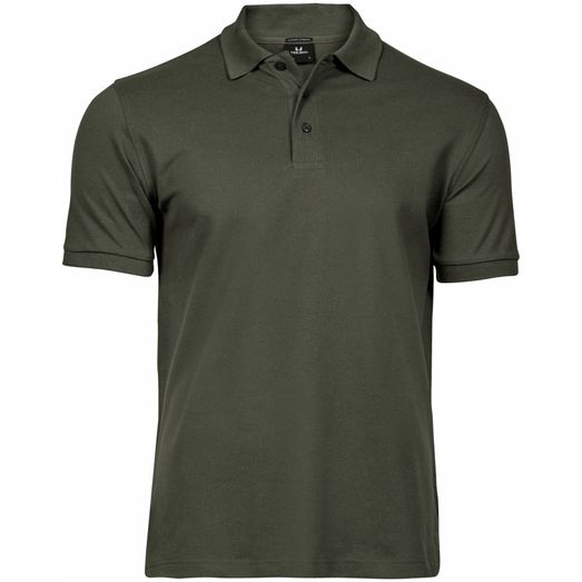 Tee Jays Men's Luxury Stretch Polo Deep Green