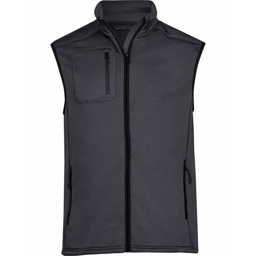 Tee Jays Men's Stretch Fleece Bodywarmer Dark Grey
