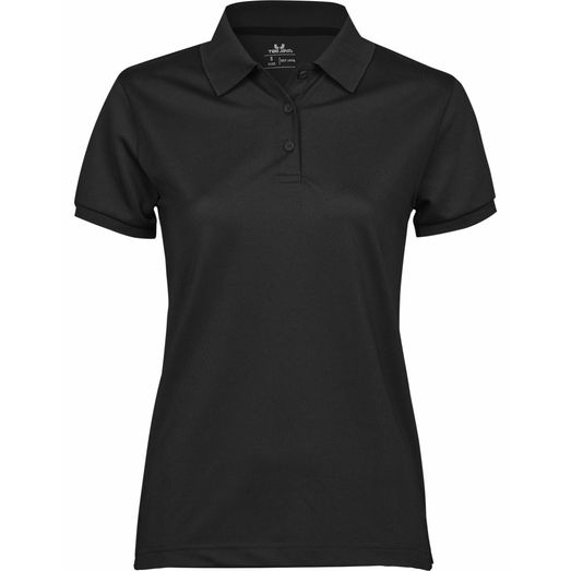 Tee Jays Women's Club Polo Black