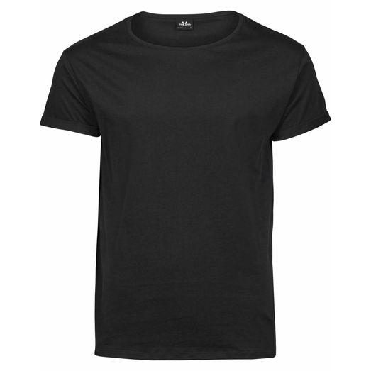 Tee Jays Men's Roll-Up Tee Black