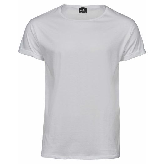 Tee Jays Men's Roll-Up Tee White