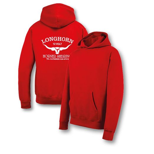 Longhorn Kids Original Hoodie Red