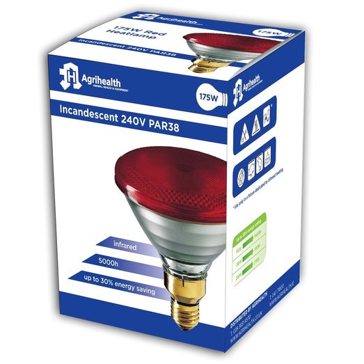 Agrihealth Infrared Bulb PAR38 175W Red