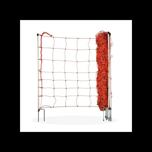 Hotline 50M X 90cm Flexinet Moulded Sheep Net Orange Double Spike