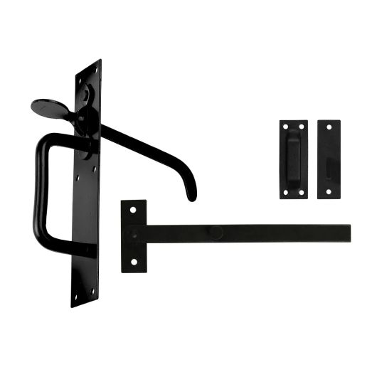 Eliza Tinsley Suffolk Gate Latch No. 3 Long Thumb Bit Black