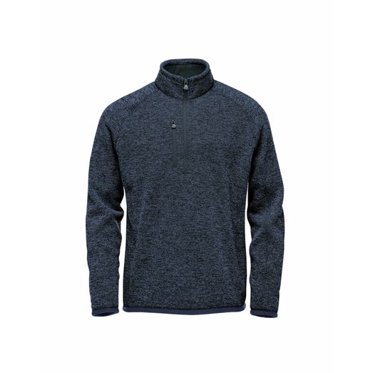 Stormtech Men's Pure Earth 1/4 Zip Pullover Navy heather
