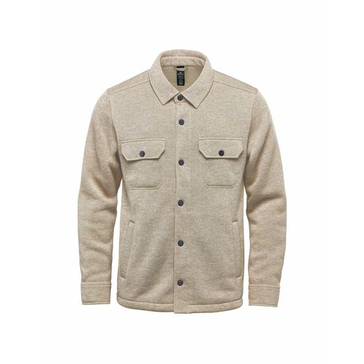 Stormtech Men's Pure Earth Avalanche Fleece Shirt Oatmeal Heather