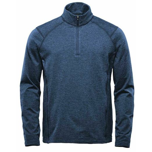 Stormtech Men's Pure Earth Treeline Performance 1/4 Zip Pullover Dark Navy Heather