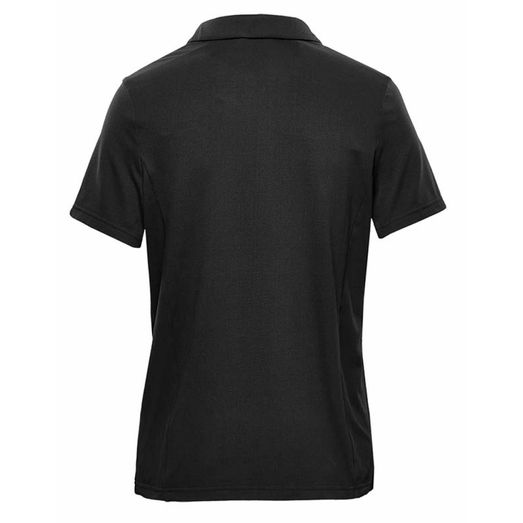 Stormtech Women's Pure Earth Camino Performance Short Sleeve Polo Black