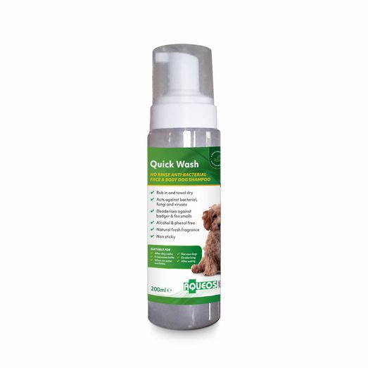 Aqueos Quick Wash Anti-Bacterial Dog Shampoo