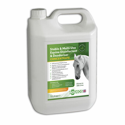 Aqueos Stable & Multi-Use Equine Disinfectant & Deodoriser