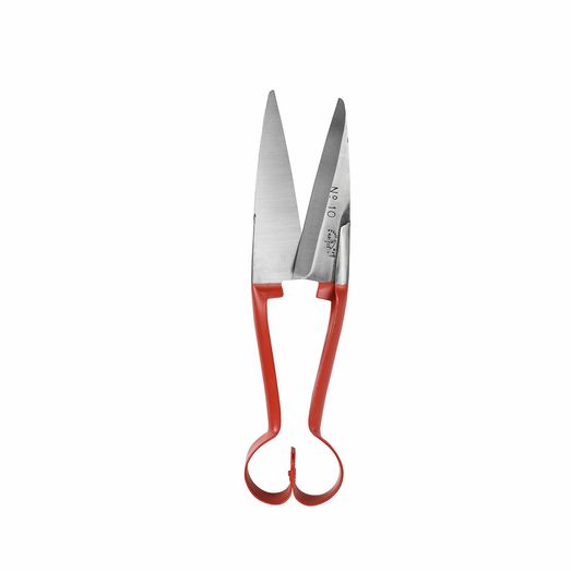 Burgon &amp; Ball No. 10 Drummer Boy Shears Double Bow Red