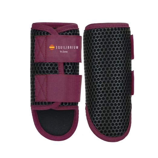 Equilibrium Tri-Zone Brushing Boots Black/Plum