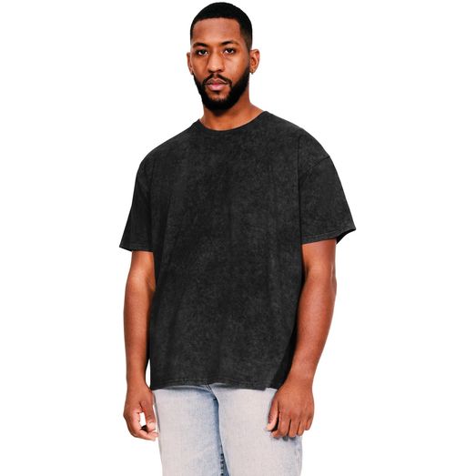 Casual Classics Ringspun 150 Acid Wash T-Shirt - Acid Black