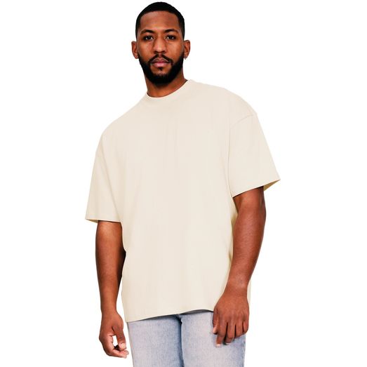 Casual Classics Ringspun 220 Oversize Extended Neck T-Shirt - Ecru