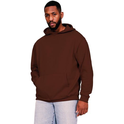 Casual Classics Ringspun Blended 280 Core Oversize Hood - Chocolate