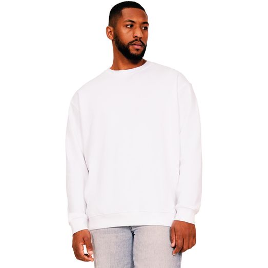 Casual Classics Ringspun Blended 280 Oversize Sweat - White