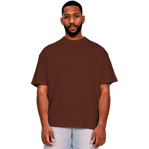 Casual Classics Ringspun Core 150 Extended Neck T-Shirt - Chocolate