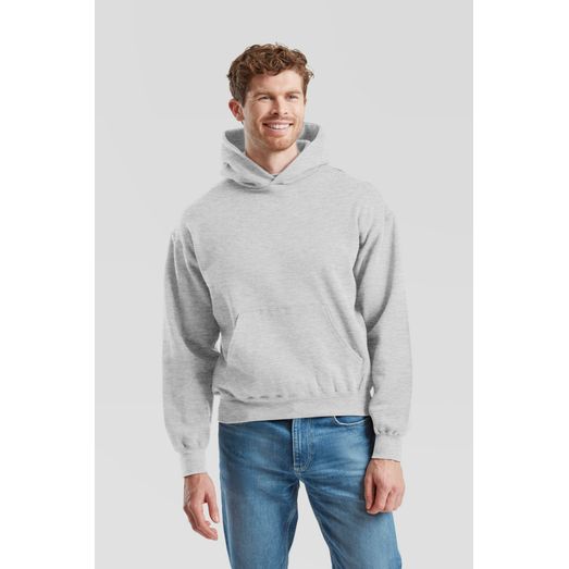 Fruit Of The Loom Supercotton Hooded Sweat Adult - Athletic Heather