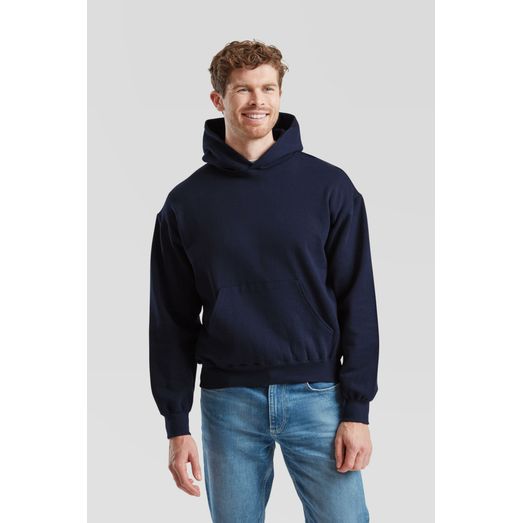 Fruit Of The Loom Supercotton Hooded Sweat Adult - Deep Navy Blue