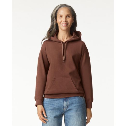 Gildan Softstyle Midweight Pullover Hood - Cocoa
