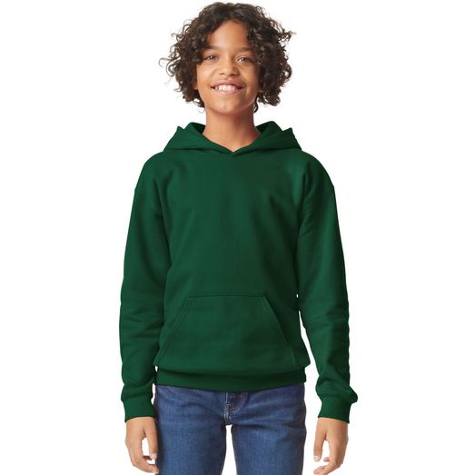 Gildan Softstyle Midweight Pullover Hood - Forest Green
