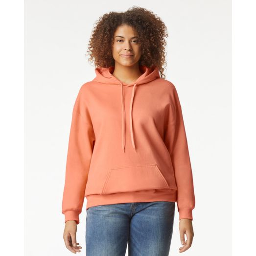 Gildan Softstyle Midweight Pullover Hood - Tangerine