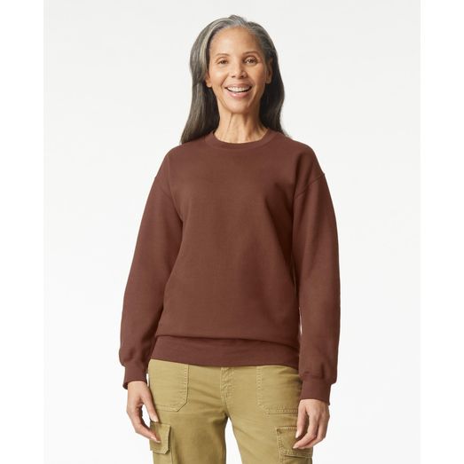 Gildan Softstyle Midweight Sweatshirt - Cocoa