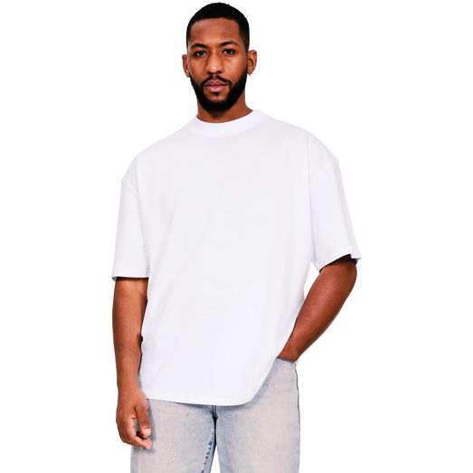Casual Classics Ringspun Core 150 Oversize Extended Neck Tall T-Shirt - White