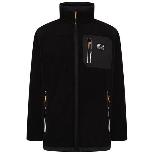 JCB Trade Black Full Zip Fleece