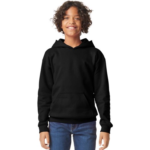 Gildan Softsyle Midweight Pullover Hood Kids - Black