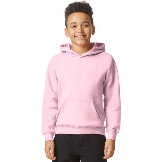 Gildan Softsyle Midweight Pullover Hood Kids - Light Pink