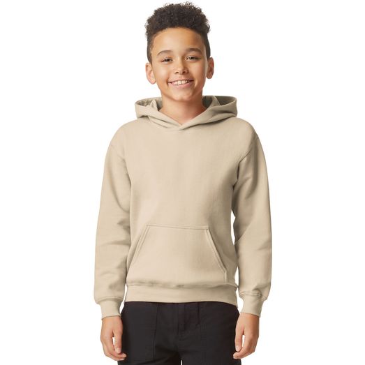 Gildan Softsyle Midweight Pullover Hood Kids - Sand