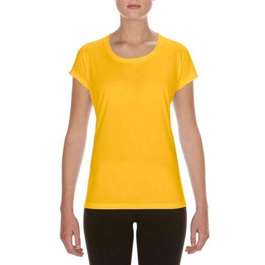 Gildan Ladies Performance Core T-Shirt - Sport Athletic Gold