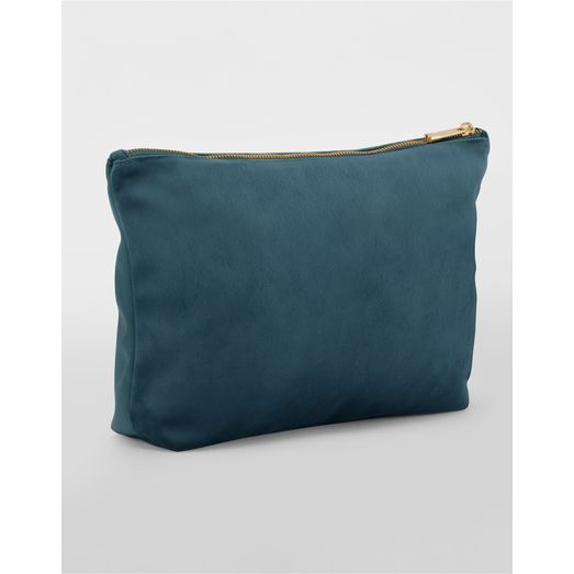 Bagbase Velvet Accessory Bag Blue Topaz
