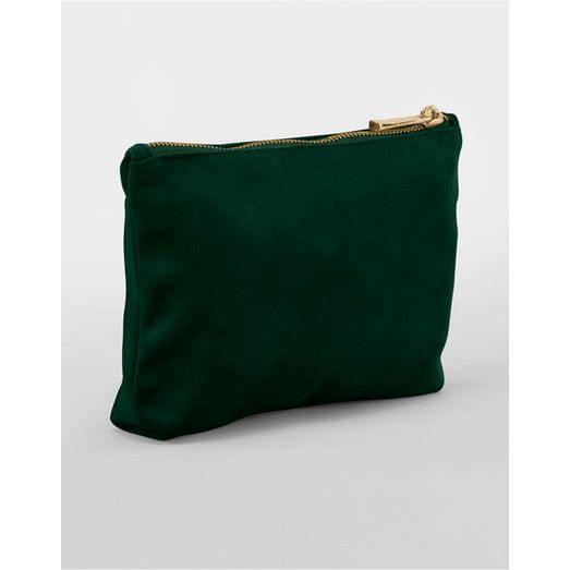 Bagbase Velvet Accessory Bag Dark Emerald