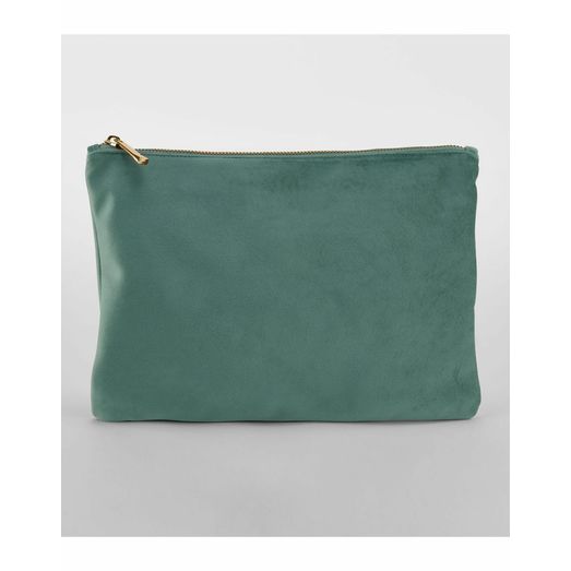 Bagbase Velvet Accessory Pouch Jade