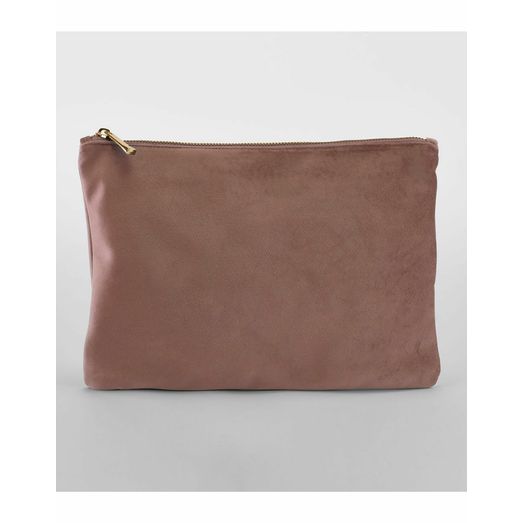 Bagbase Velvet Accessory Pouch Rose Quartz