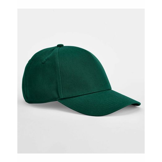 Beechfield EarthAware® Classic Organic Cotton 5 Panel Cap Bottle Green