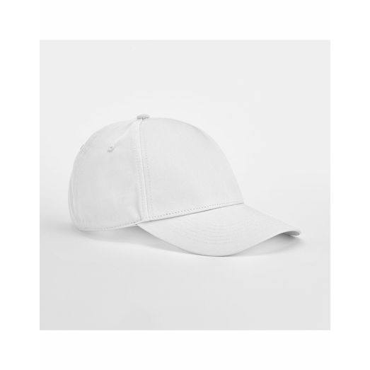 Beechfield EarthAware® Classic Organic Cotton 5 Panel Cap White