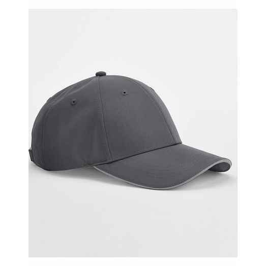Beechfield Team Sports-Tech Cap Graphite Grey/Light Grey