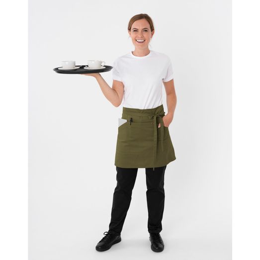 Dennys Le Chef Prep Utility Apron Olive
