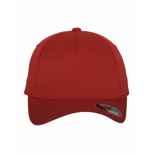 Flexfit 5 Panel Cap Red