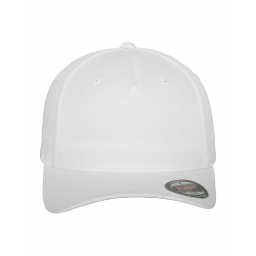Flexfit 5 Panel Cap White